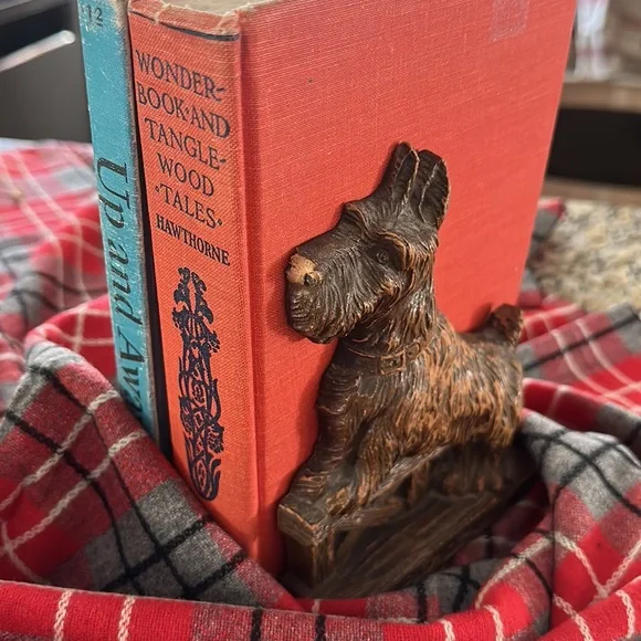 Vintage Syroco Wood Scottie Dog bookend. - Picture 2 of 5